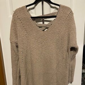 TORRID Tan/Cream Sweater